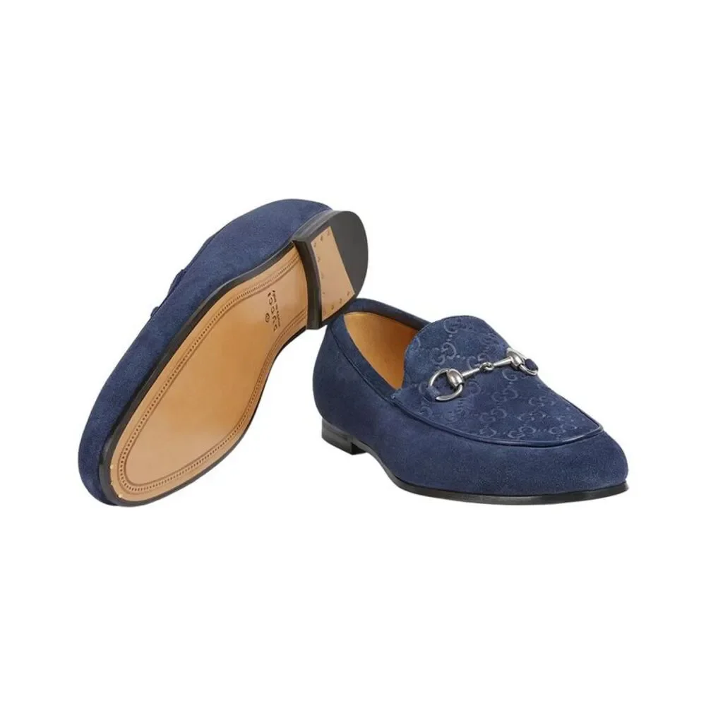 Gucci Suede Loafer, Blue